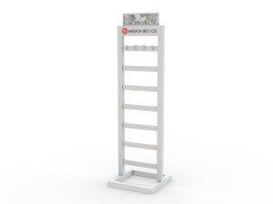 Mission Belt Rack White