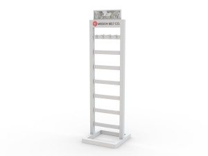 Mission Belt Rack White