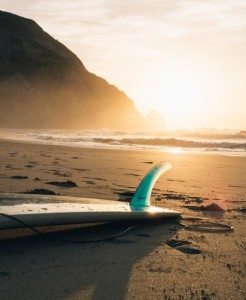 Surfing Sunset